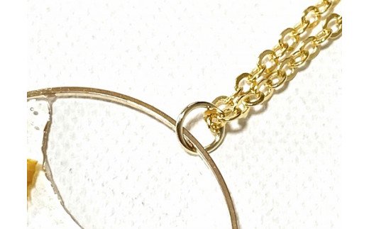 波型フープネックレス（ラメ風宗田節入りのレジンアクセサリー）ハンドメイド作品 かつお節 個性的【R00503】