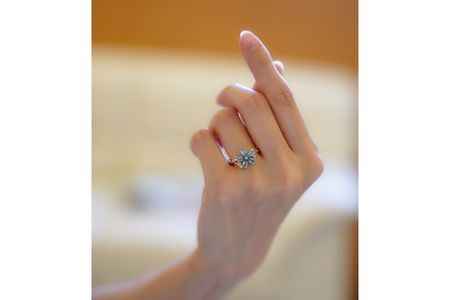 ブルースター blue star K10 トパーズ ダイヤモンド リング レディース ジュエリー アクセサリー 【7号～14号】指輪 ゆびわ りんぐ