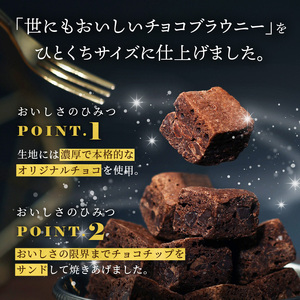 世にもおいしいチョコっとブラウニー　チョコ ブラウニー 濃厚 本格的 オリジナルチョコ チョコチップ サンド チョコレート デザート CS-0004