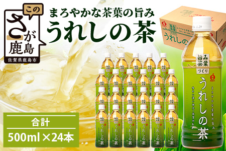 うれしの茶　500mlペットボトル×24本入箱買い セット お茶 飲料 緑茶 飲み切りサイズ B-664