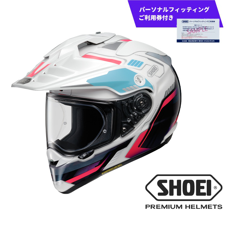 SHOEIヘルメット「HORNET ADV INVIGORATE TC-7 (PINK/WHITE)」XLサイズ パーソナルフィッティングご利用券付 バイク 多目的ヘルメット ショウエイ バイク用品 ツーリング SHOEI品質 shoei スポーツ メンズ レディース