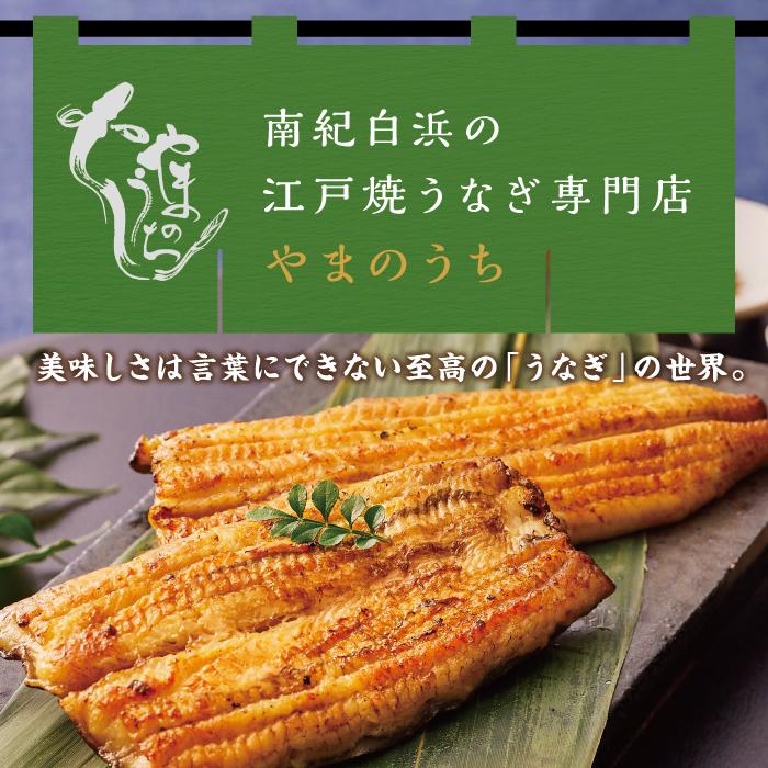 【定期便3回 毎月発送】〈うなぎ専門店やまのうち〉江戸焼き うなぎ 白焼き 2尾 和歌山県 うなぎ国産 冷凍 白焼 うな重 ひつまぶし わさび 山椒 土用の丑の日 ウナギ 白浜町 ふるさと納税 鰻 国産