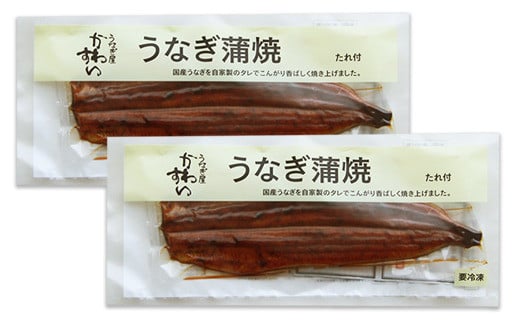 【数量限定】超特大サイズ国産うなぎ蒲焼き2本セット （230～249g×2本）(A632-3)