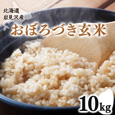 ふるさと納税 岩見沢市 令和7年産 北海道 岩見沢市 おぼろづき 玄米 10kg≪沖縄・離島配送不可≫a124-036-R7