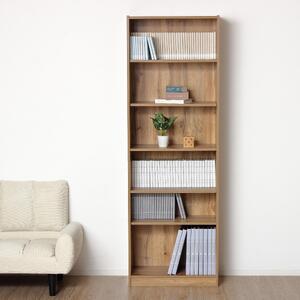 らくらく組立 文庫本棚W600 ナチュラル