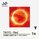 【ふるさと納税】 【山形緞通×佐藤可士和】TAIYO - Red (L) [oc-lstyl-red]