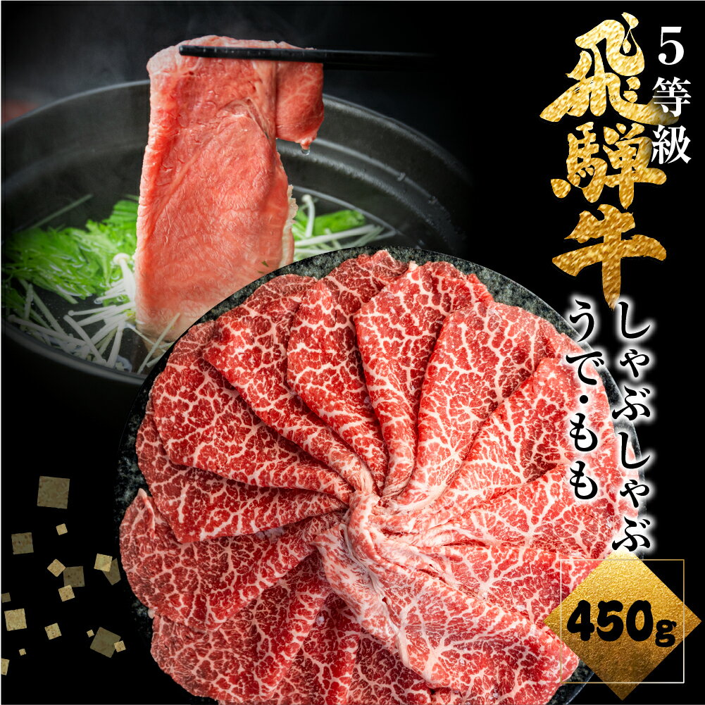 【ふるさと納税】 飛騨牛うでorもも しゃぶしゃぶ 450g しゃぶしゃぶ用 国産牛 国産 牛肉 肉 厳選 熟成 贈答用 肉の沖村