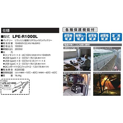ふるさと納税 寝屋川市 ポータブル電源パワーバンク1000w |  | 03
