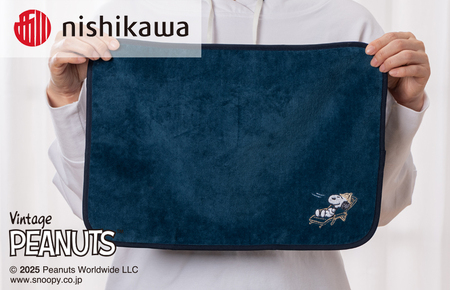 （今治タオルブランド認定）スヌーピーピーナッツ サウナマット 1枚（ネイビー）PN4674【I003770SAM1NV】