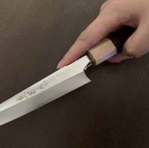 切付型ペティ包丁鏡面150ミリ銀三鋼　包丁 日本製 ペティナイフ ステンレス 刃渡り15cm 150mm 料理 高級 本格的 コンパクト 鏡面仕上げ ふるさとのうぜい【田所刃物株式会社】 [BQAS0