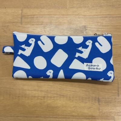 ふるさと納税 川西市 寺田マユミデザイン　オリジナルテキスタイル柄のメッシュペンケース　ASANO BUNGUみくじ付き