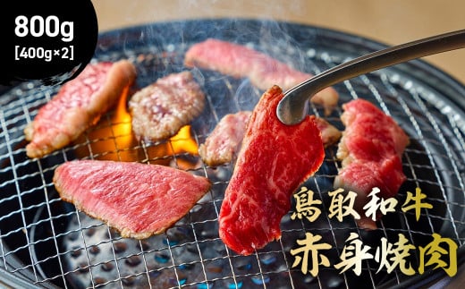 鳥取和牛 赤身焼肉 800g ( 400g × 2 ) 国産 牛肉 赤身 和牛 黒毛和牛 ブランド牛 焼肉 焼き肉 肉 鳥取県 倉吉市 KR1448