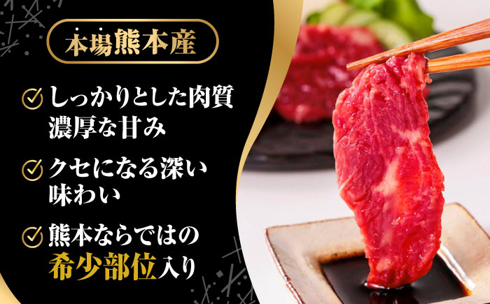 【6回定期便】大満足のボリューム「大満足セット 」【株式会社  利他フーズ】 馬肉 馬刺し 大トロ 熊本県 特産品 上赤身馬刺し  [ZBK020]