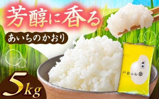 【5kg／3月発送】 あいちのかおり 白米 5kg お米 ご飯 米 お米 5kg 5キロ 白米 精米 新米 コメ ご飯 ごはん 愛知県産 国産 県産米 国産米 あいちのかおり 産地直送 令和7年 愛西市 / 株式会社戸倉トラクター [AECS001-03]