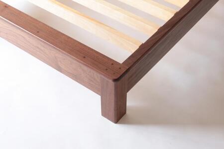 旭川家具 MUKU工房オリジナル ムク ベッド シングル ウォールナット