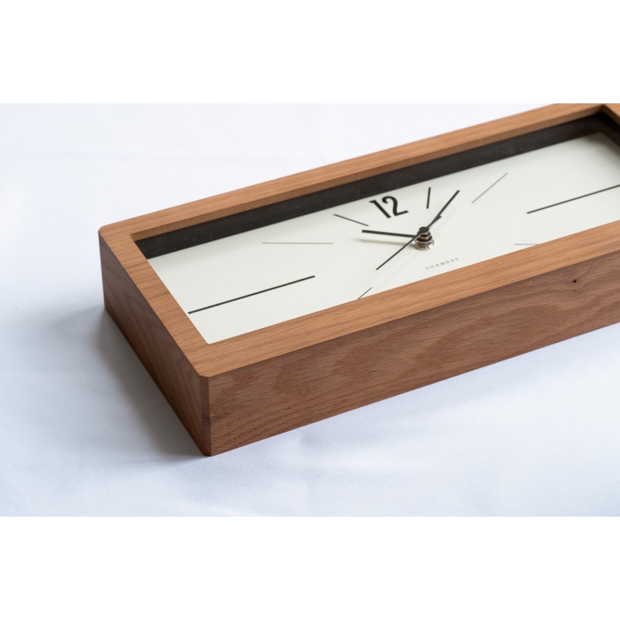 ＜Chambre＞LINEAR CLOCK ムク