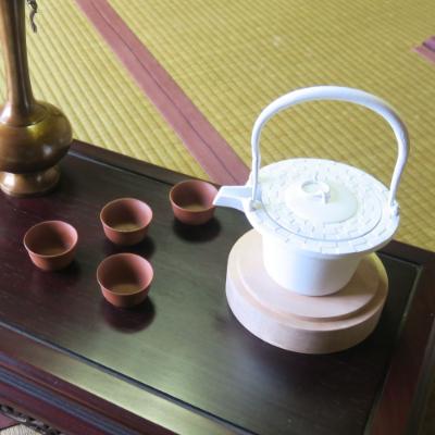 ふるさと納税 高岡市 【高岡銅器】アルミ鋳物　燗鍋　市松　白色 |  | 02