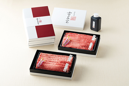近江牛 【 寿 】 すき焼き 4種 2段重 カネ吉山本 【Y138W1】 近江牛 牛肉すき焼き