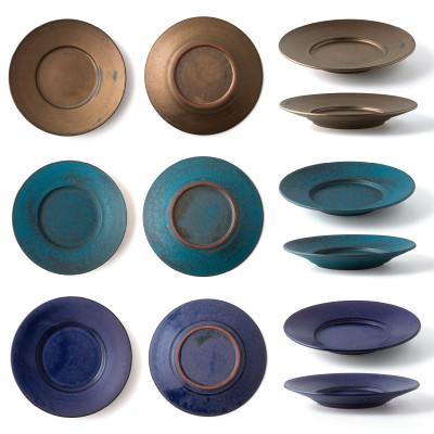 ふるさと納税 瑞浪市 【3色×3サイズ 合計9点SET】 恩田陽子 リムプレート 皿 美濃焼 |  | 02