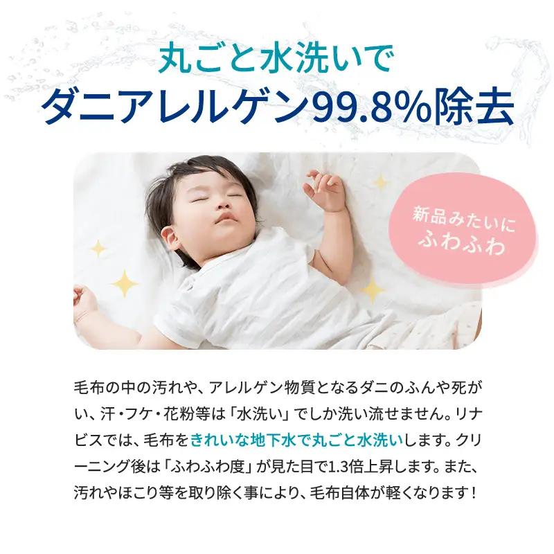 リナビス 宅配毛布クリーニング 毛布1枚分 最大12か月無料保管