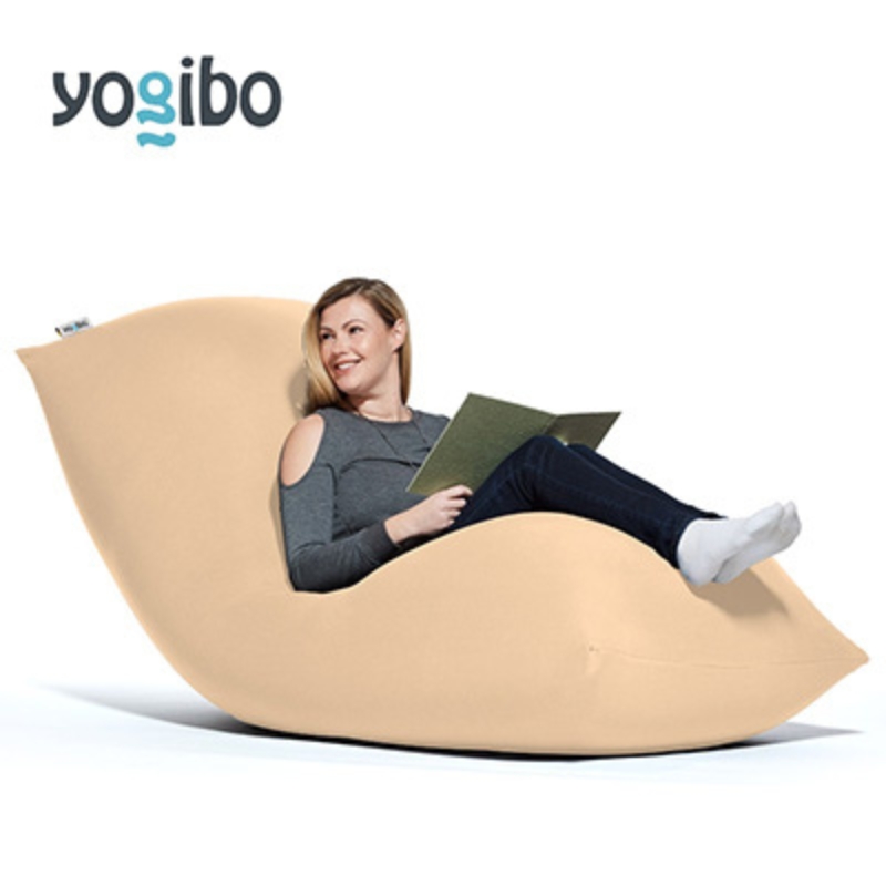 ビーズクッション ヨギボー マックス クリームホワイト Yogibo Max 特大 ローソファ 人をダメにする ソファベッド 洗えるカバー 一人暮らし インテリア 快適 ギフト プレゼント おしゃれ おすすめ 結婚祝い 誕生日