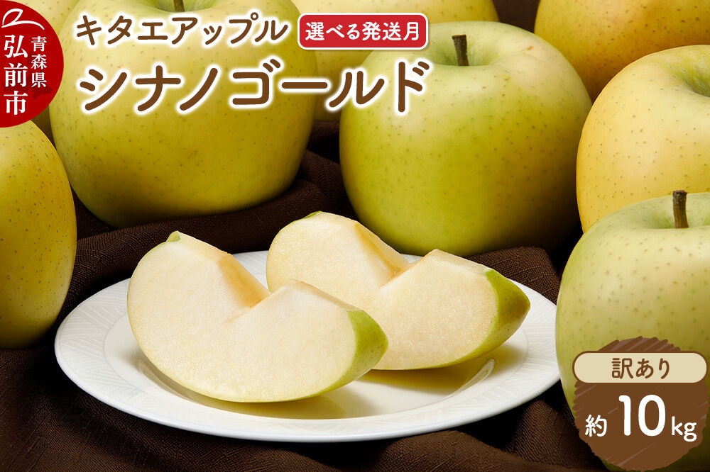 
                  りんご【選べる発送月 27年1月／2月／3月クール便】シナノゴールド【訳あり】約10kg キタエアップル 先行受付 クール便 家庭用 青森県 弘前市 果物 フルーツ 林檎 リンゴ くだもの 不揃い 規格外 青森県 弘前市 [先行予約 クール便 産地直送 アップル おいしい 果実 美味 甘い 黄色]
                