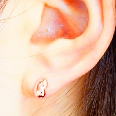 ふるさと納税 笛吹市 小豆 ピアス K18PG |  | 03