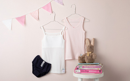 No.535-04 Fleepジュニアブラキャミ　ブルーベリーセット1セット【サイズ：160】