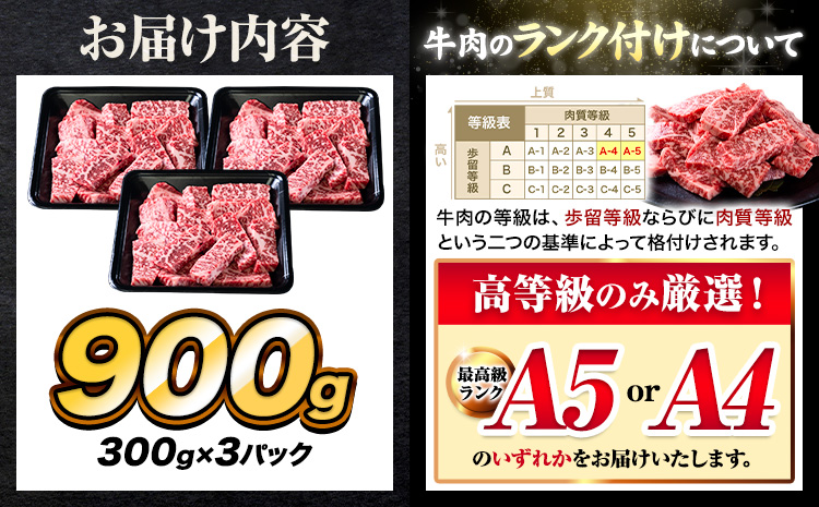 牛肉 A4～A5等級 黒毛和牛 切り落とし くまもと黒毛和牛 上 ロース 焼肉切り落とし 900g 《30日以内に出荷予定(土日祝除く)》熊本県 長洲町 上ロース 焼肉用 焼肉 肉 お肉 和牛 A5 