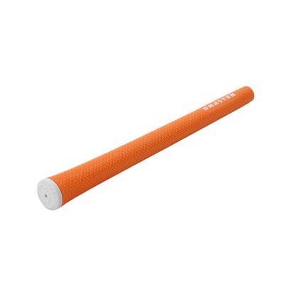 GMASTER GOLFGRIP(スタンダード)オレンジ×ホワイト　5本セット【配送不可地域：離島・沖縄県】【1615259】