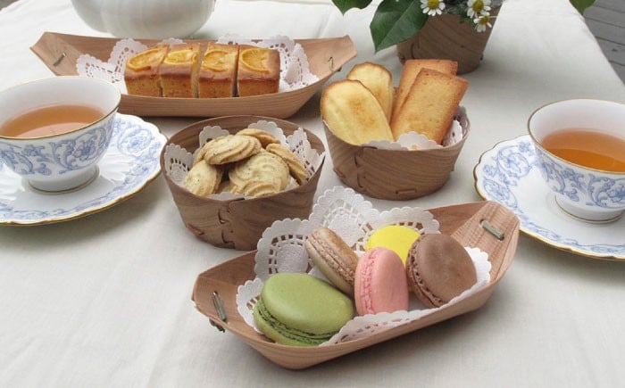 
            和器パーティーセット 日田市 / NPO法人游風 木製 お皿 使い切りタイプ [ARGC004]
          