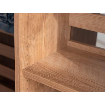 ふるさと納税 大川市 エルブロック パーティションシェルフHb オーク ハイタイプ(幅66 奥行29 高さ160) |  | 03