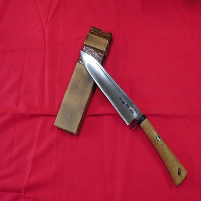 【ふるさと納税】二代目「義正」の山刃（ながさ）　 キッチン用品 調理器具 キッチンアイテム 食卓 　お届け：入金確認後、2週間～1か月程度でお届けします。