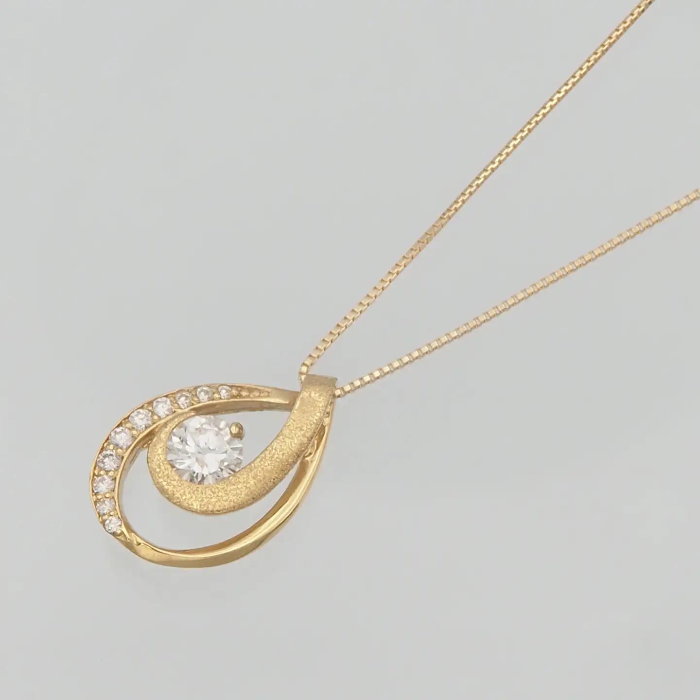 K18 0.3ctUP ダイヤモンド ペンダントネックレス　 HH-019761 SWBT021-k18