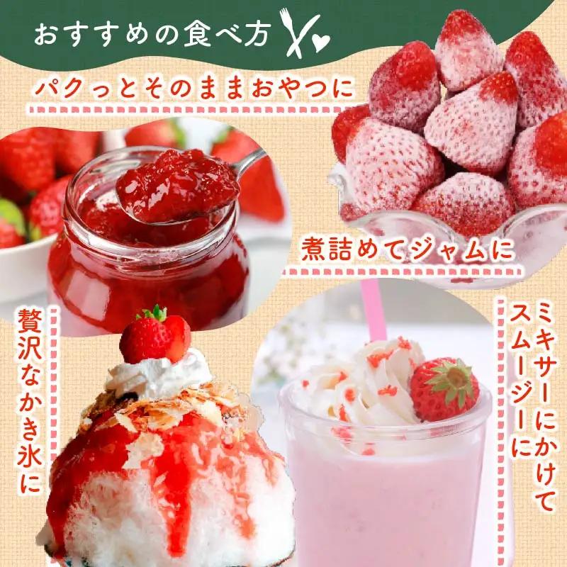 冷凍いちご きらぴ香 3kg 苺 冷凍いちご 【森木農園】