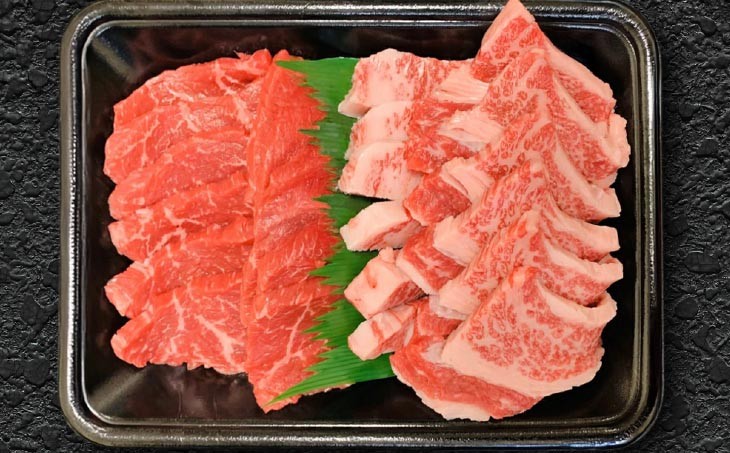 国産淡路牛上赤身焼肉×上カルビ 600g