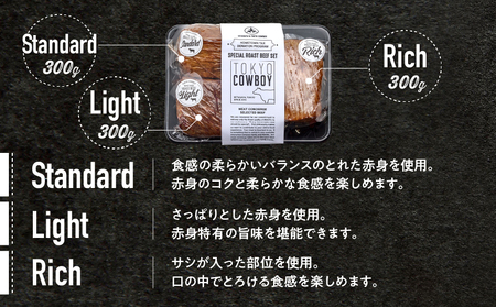 和牛専門店厳選 和牛ローストビーフ 3種 食べ比べセット （300g×3）和牛 精肉店 赤身 高級 贈答用 パーティー おもてなし グルメ ギフト 贅沢 おすすめ 人気 小分け 真空パック お取り寄せ