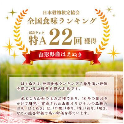 ふるさと納税 寒河江市 【毎月定期便】はえぬき20kg(5kg×4袋)全3回 |  | 01