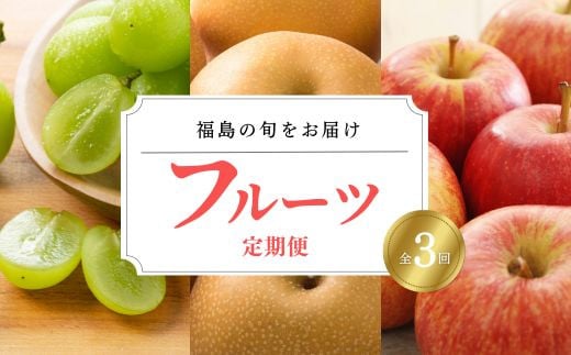 No.1642フルーツ3品定期便 シャインマスカット/なし/りんご【2025年発送　先行予約】