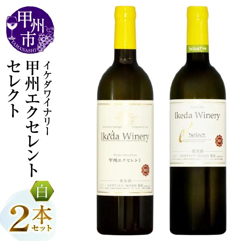 ワイン イケダワイナリー 2本セット【甲州エクセレント / セレクト白】（MG）B15-746