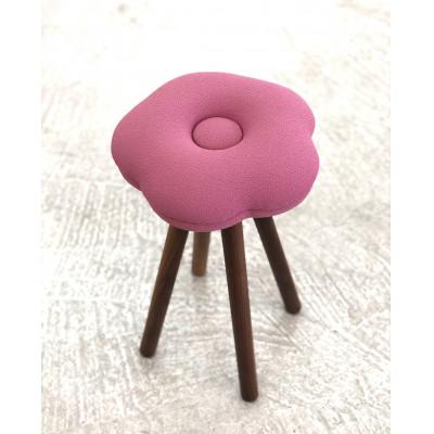 ふるさと納税 大川市 monaca stool:momo【ピンク/ウォールナット/高さ45cm】