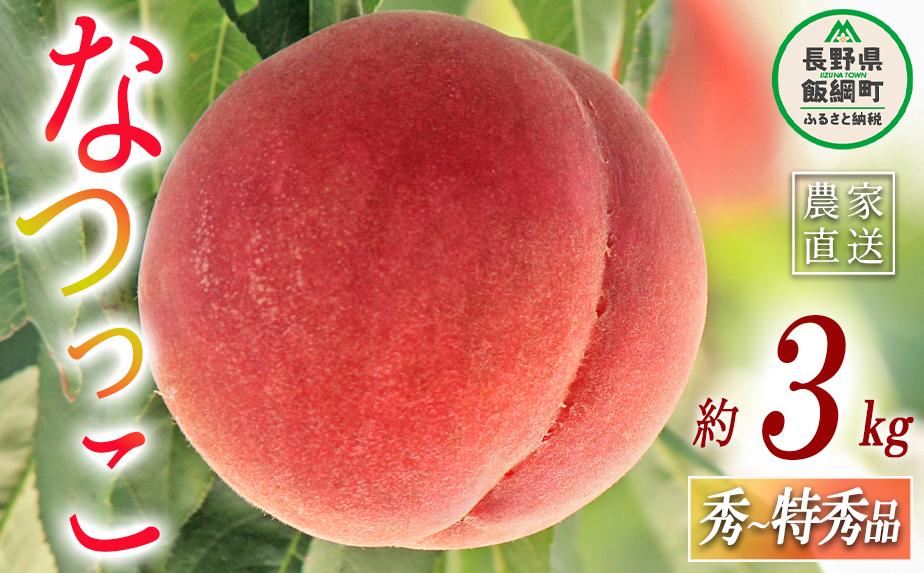 
            【 品種： なつっこ 】 桃 もも なつっこ 秀 ～ 特秀 約 3kg 大垣農園 配送先は本州限定 2025年8月中旬頃から2025年8月下旬頃まで順次発送予定 令和7年度収穫分 信州 果物 フルーツ モモ 桃 川中島 白桃 あかつき オリジナル品種 長野 17000円 予約 農家直送 長野県 飯綱町 [0443]
          