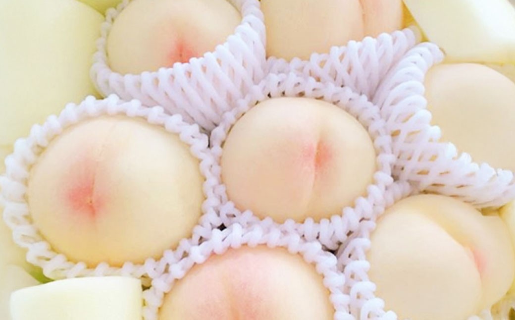 岡山白桃 ロイヤル 5～7玉入り（合計約1.5kg）