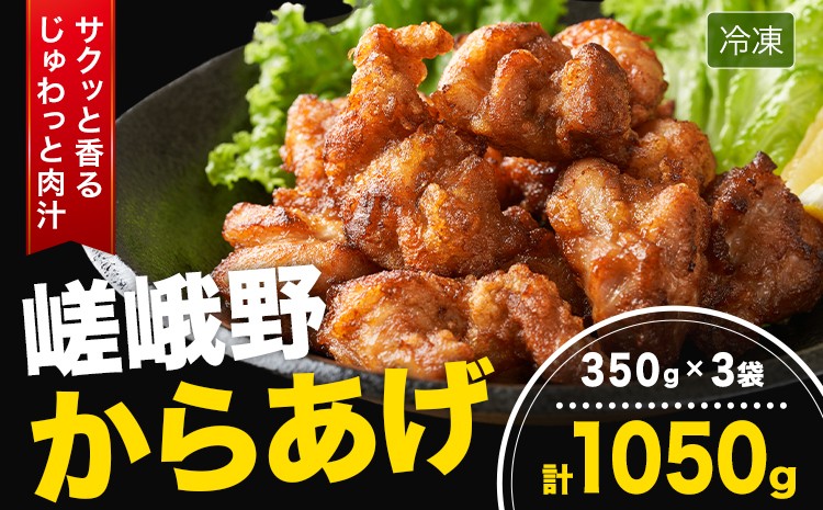 
                  嵯峨野 からあげ 350g × 3袋 嵯峨野株式会社 《30日以内に出荷予定(土日祝除く)》鹿児島 国産 九州産 鹿児島県 さつま町 鶏 鶏肉 揚げ物 揚げもの
                