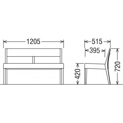 ふるさと納税 本巣市 カリモク家具『2人掛チェア』CU4712 |  | 01
