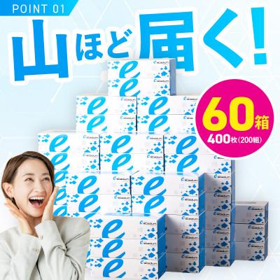 ふるさと納税 泉佐野市 ボックスティッシュ 60箱×400枚 泉佐野オリジナル 099H3422 |  | 01