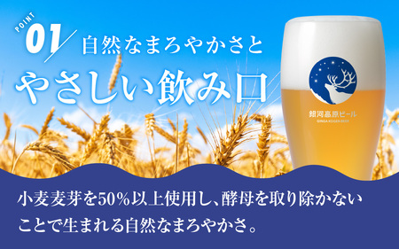【定期便6回】銀河高原ビール  クラフトビール白ビール 350ml × 24本 × 6ヶ月 | クラフトビール