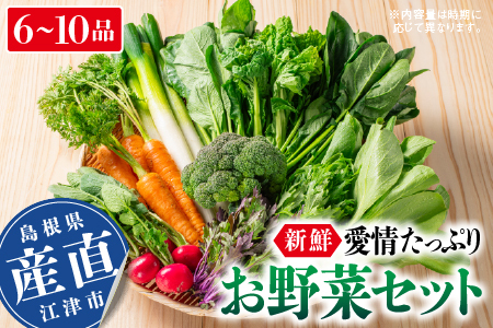 新鮮愛情たっぷり お野菜セット| 野菜 野菜セット 旬野菜セット 6～10品目 野菜セット詰合せ SP-2