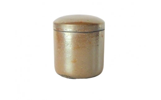 伝統工芸 信楽焼の手元供養 分骨用ミニ骨壺 ふるさと 凪 筒型 Mサイズ