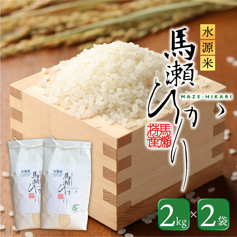 【ふるさと納税】新米予約受付【2025年産米】水源米 馬瀬ひかり 4kg (2kg×2袋) (2025年9月中旬頃から順次発送) まぜひかり コシヒカリ 馬瀬 特産米 地域限定 精米 米 こしひかり 下呂温泉 12000円 岐阜県 下呂市